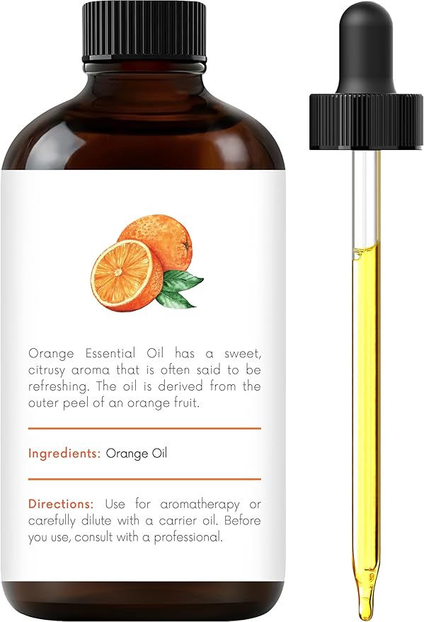 Handcraft Blends Orange Essential Oil – 1 Fl Oz – 100% Pure and Natural – Premium Grade Essential Oil for Diffuser and Aromatherapy, Skin, Massage, Candle and Soap Making Fragrance