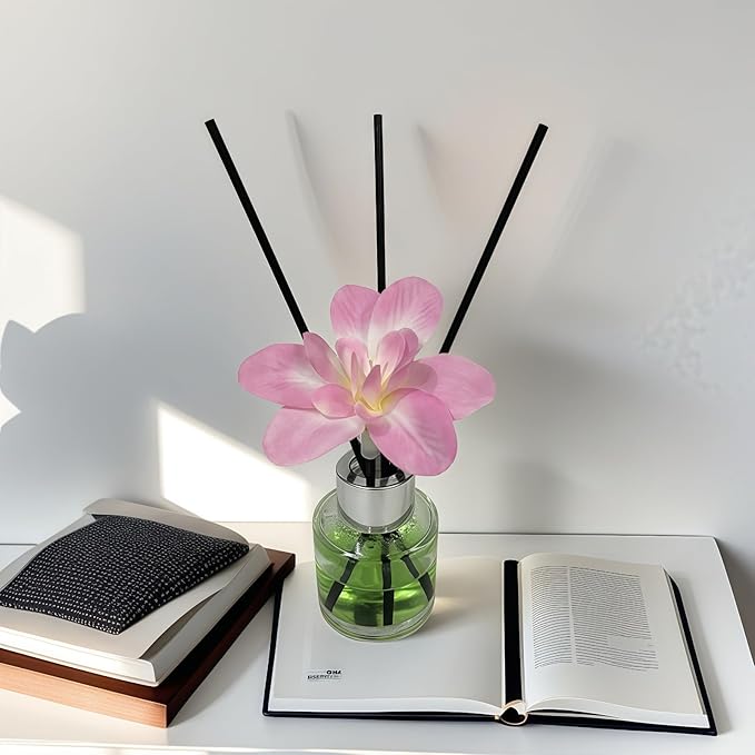 100 PCS White Reed Fiber Diffuser Sticks,Diameter 3.5mm, Length 190mm (7.48 inches), Suitable for Various Essential Oils and Perfume, Lasting, Stable and Diffusing Fragrance