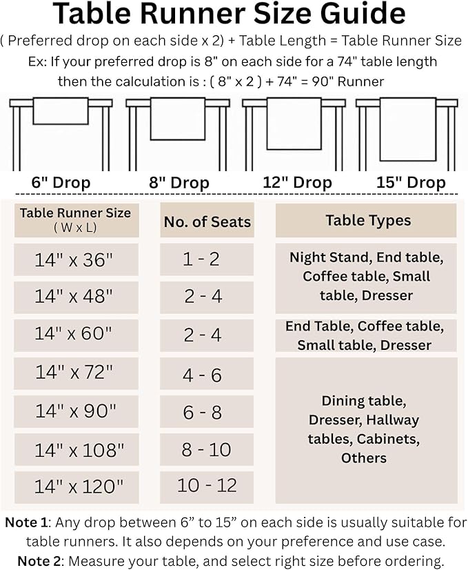 Solino Home Linen Table Runner 90 Inches Long - 100% Pure Linen Toffee Brown Table Runner 14 x 90 Inch - Diana Medium Weight
