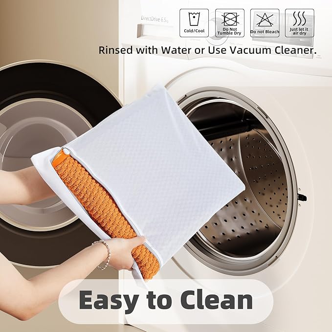 Bathroom Rugs Non Slip Washable, Super Absorbent Thin Bath Mat Small Quick Dry Low Pile Bathroom Rug, Orange 16"x24"