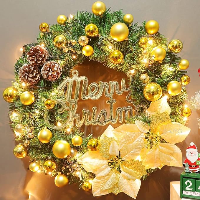 MASHANG Battery Operated Christmas Lights, 2 Pack 50 LED Mini String Lights, Waterproof Xmas Tree Lights with 8 Lighting Modes, Garden Party Wedding Christmas Indoor Outdoor Decor (Warm White