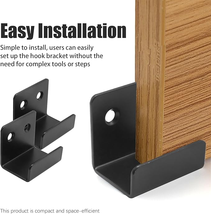 10Pcs Stainless Steel Tile Hanger Bracket Hook, Heavy Duty J Hook for Mirrors, Picture Frame, Ceramic Wall Display (20mm Inner Width)