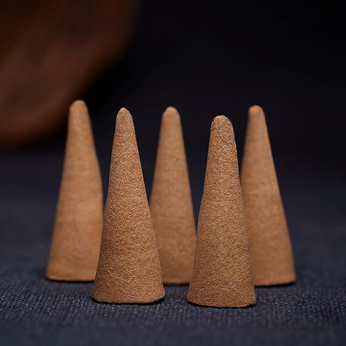 3 Boxes Scented Incense Cones for Aromatherapy and Meditation Mixed Fragrance Cones with Sandalwood Pine and Calming Aromas for Yoga Relaxation Home and Office Air Purification