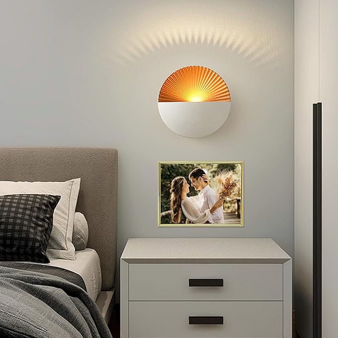 Wall Floating Frame, 6"×8", Gold, 2 Set, Wall Mounting or Wall Leaning, For Photo 6×8, 5×7, 4×6, Classy For Festival, Anniversary, Wedding, Home or Office Décor