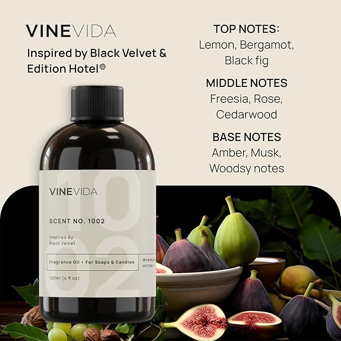 VINEVIDA [32oz] Scent No.1002 Inspired by Edition Hotel Fragrance Oil for Candle Making and Soap Making - Premium Candle Scents for Soy Candles