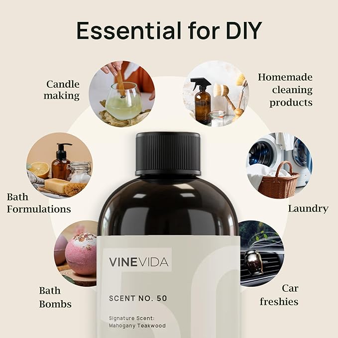 VINEVIDA 128oz Scent No.1408 Fragrance Oil for Candle & Soap Making - Natural, Made in USA