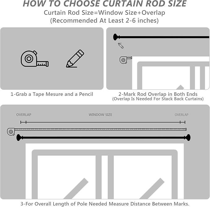 Silver Curtain Rods for Windows 48 to 84 Inches,Adjustable 1 Inch Heavy Duty Drapery Curtain Rods with Marbled Finials for Bedroom,Living Room