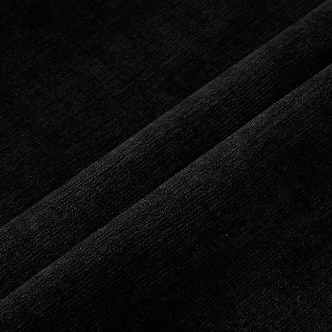 MIULEE Black Couch Pillow Covers 12x20 Inch, Set of 2 Soft Chenille Decorative Lumbar Throw Pillow Covers Farmhouse for Sofa Living Room Bed