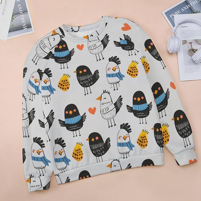 Thanksgiving Sweatshirt for Women Crewneck Pullover Casual Graphic Long Sleeve Shirts Sweater