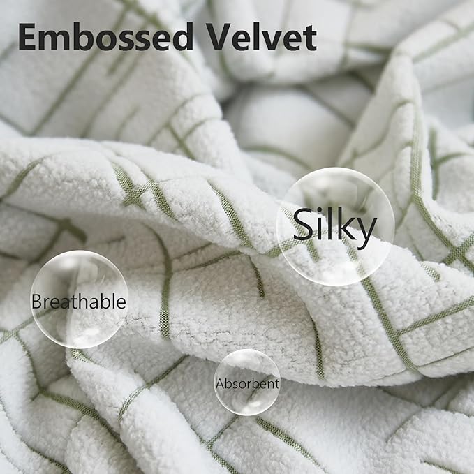 Minimalist Line-Design Chair Cover Set Fabric Chair Slipcover Removable Washable Chair Protector Seat Covers Chair Covers for Home Dinning Kitchen Banquet Ceremony (Green)