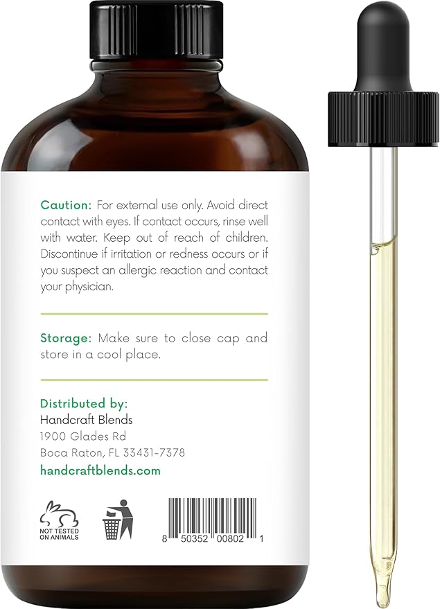 Handcraft Blends Peppermint Essential Oil – Huge 4 Fl Oz – 100% Pure and Natural – Premium Grade Essential Oil for Diffuser and Aromatherapy, Skin, Massage, Candle and Soap Making Fragrance