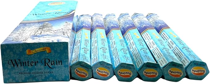 Govinda Winter Rain - 120 Masala Coated Incense Sticks