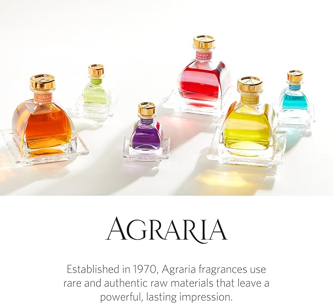AGRARIA AirEssence & PetiteEssence Flower and Reed Diffuser Set, Luxury Home Fragrance Set, Scented Oil Reed Diffuser Gift for All Occasions