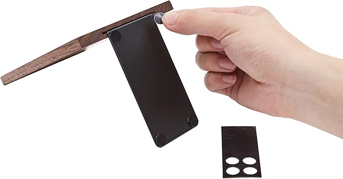 Pandapark Wood Decorative Bookends,Non-Skid Bookend for Shelves,Heavy Duty Bookends,Book Stand for Books/CDs,1 Pair
