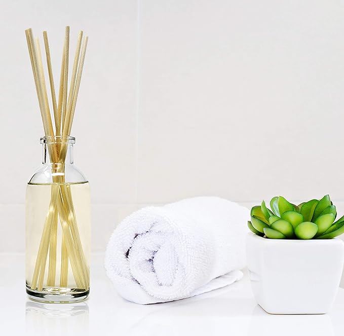 Urban Naturals Bowties & Bourbon Scented Oil Reed Diffuser Refill with Free Set of Reed Sticks. A Unisex Scent Blended with Dark Oak, Bergamot and Bourbon for a Fresh, Clean Smelling Home, 4 oz