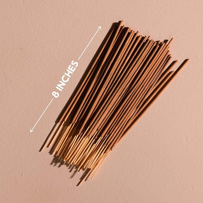 Folkulture Incense Sticks | Pack of 6 (120) Non Toxic Insences with 45 Mins Burn Time | Cinnamon, Espresso | Organic Inscence Sticks | Slow Burning Incensios, Vanilla, Lavender & Chamomile