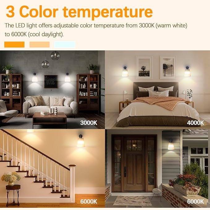 Battery Operated Wall Sconce Set of 2,Gold Rechargeable Wall Lights with Lampshade Dimmable RGB Bulbs and Remote,15 Colors Wireless Wall Lamps for Bedroom Living Room (Black)