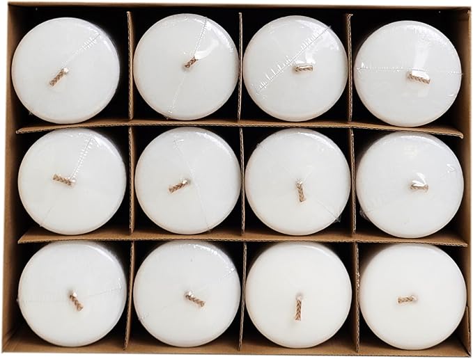 CW Studio 12 Pack 2.8x6 Inch White Unscented Pillar Candles – Long 70 Hour Burn, Smokeless & Dripless – Premium Wax with Cotton Wick – Perfect for Weddings, Events, Home, Rustic & Elegant Décor