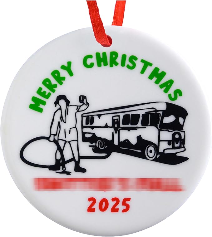 Merry Christmas Shitters Full Ornament 3 Inch, Xmas Vacation Ornament, Xmas Vacation Christmas Ornament, Holiday Christmas Decor, Cousin Eddie Holiday Tree Decor