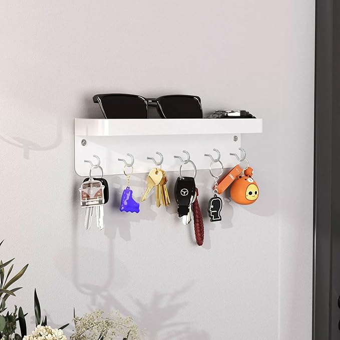 125 Pieces of Screw Cup Hook Set 5 Sizes Ceiling Small Hooks Wardrobe Decoration Hanging Accessories for Hanging Outdoor or Indoor use (0.98" 1.41" 1.57" 1.96" 2.36") (Silver)