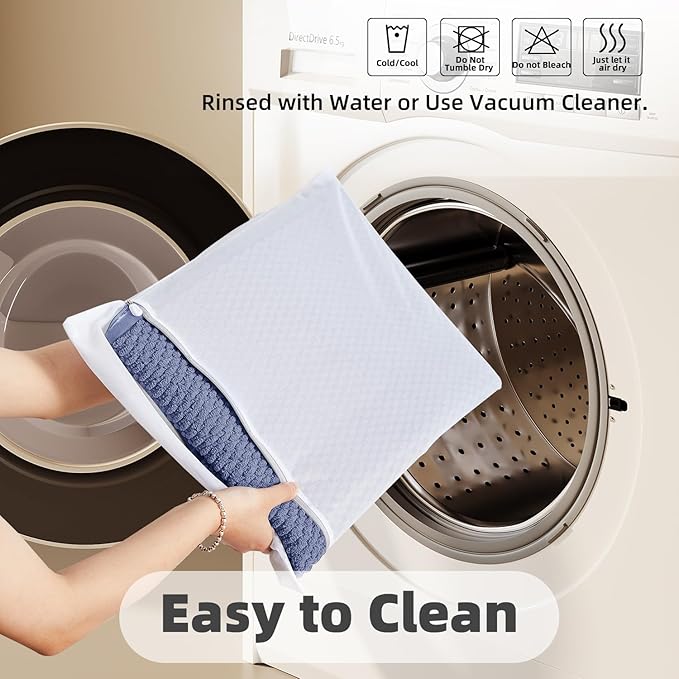 Bathroom Runner Rugs, Long Bath Mat Runner Washable Thin Quick Dry Low Pile Bathroom Runner Rugs Non Slip, Denim Blue 16"x60"