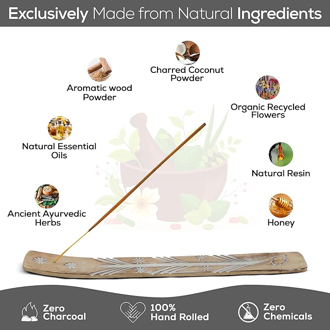 Satya Super Hit Incense Sticks, Satya Bng (Bangalore) 15gmx3 Pack (45 GMS) with Raajsee Insense Holder Bundle, Satya Nagchampa Natural