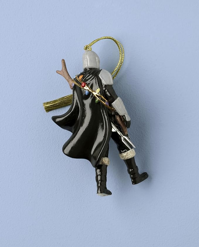 Lenox 897593 Mandalorian Ornament, Christmas, Holiday Decorations