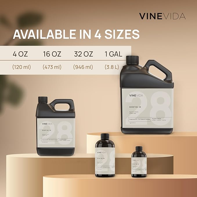 VINEVIDA [16 Fl Oz] Scent NO. 1300 Fragrance Oil for Cold Air Diffusers, Aromatic Notes of Jasmine Musk Woody, Essential Oils for Diffuser Oil Refill & Air Freshener Room Spray