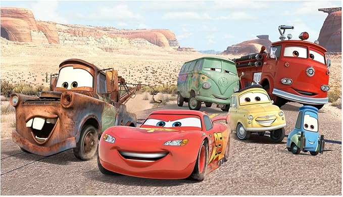 RoomMates Disney Pixar Cars Desert Peel and Stick Wall Mural by RoomMates,JL1412M