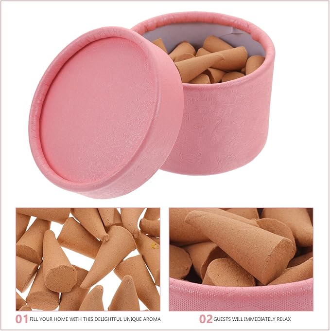 3 Boxes Scented Incense Cones for Aromatherapy and Meditation Mixed Fragrance Cones with Sandalwood Pine and Calming Aromas for Yoga Relaxation Home and Office Air Purification