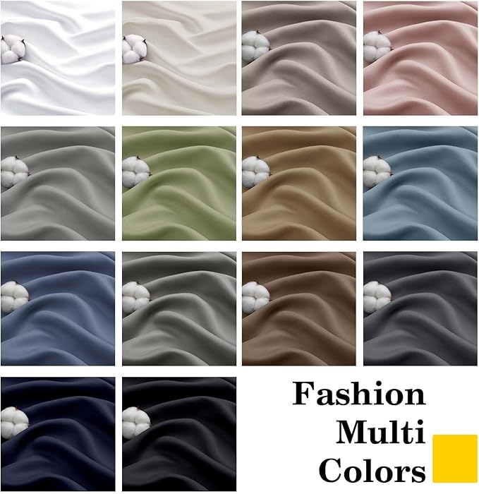 Taupe Blackout Curtains for Bedroom Living Room 90 Inches Long 2 Panels, Soft Solid Room Darkening Thermal Insulated Window Treatments, Rod Pocket Curtain, 50" Wx90 L