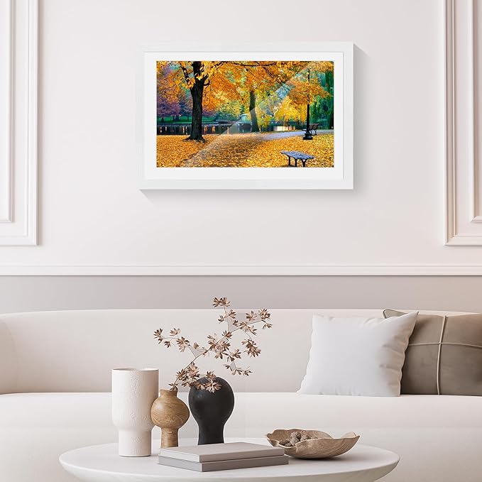 13x19 Oak Wood Picture Frame - 13"x19" Poster Frames for Wall, 13x19 Picture Frames for Wall, 13 x 19 Picture Frames, 13 x 19 Frames for Wall(3 Pack, White)