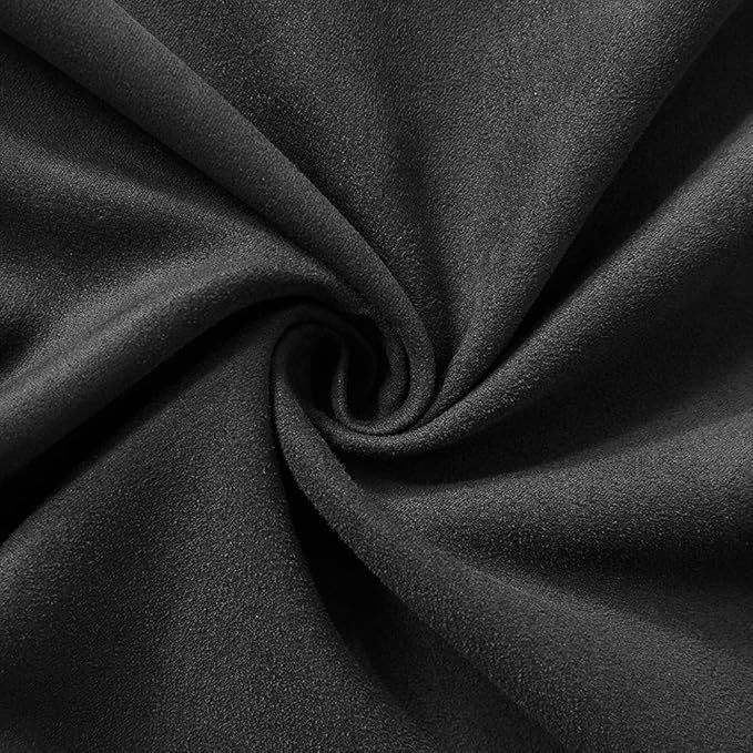 Fancy Homi 2 Packs Black Long Lumbar Decorative Throw Pillow Covers 14x24 Inch for Living Room Couch Bed Sofa, Modern Boho Home Decor, Soft Faux Suede Solid Rectangle Accent Cushion Case 35x60 cm