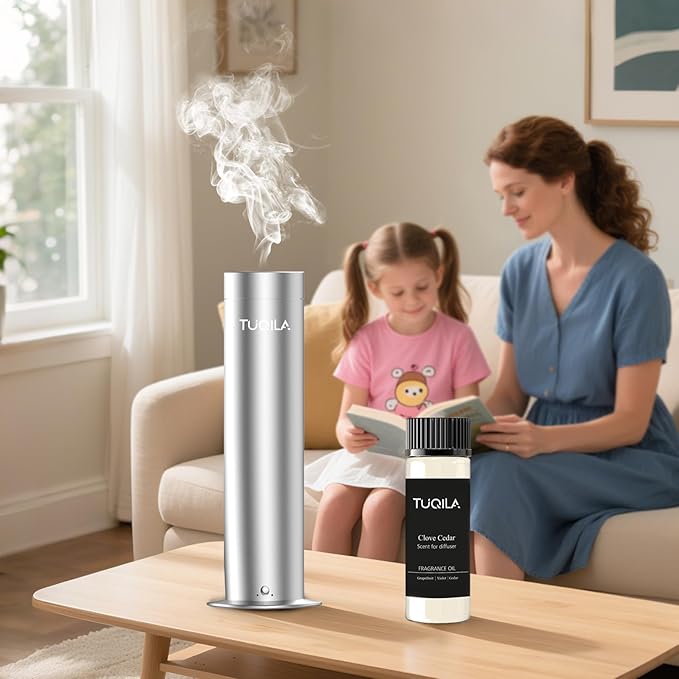 Hotel Waterless Diffuser Oil Clove Cedar 20ML Sampler, Essential Scent Oil Usage Cold Air Waterless Diffuser, Luxury Scents Oils Fragrance for Home