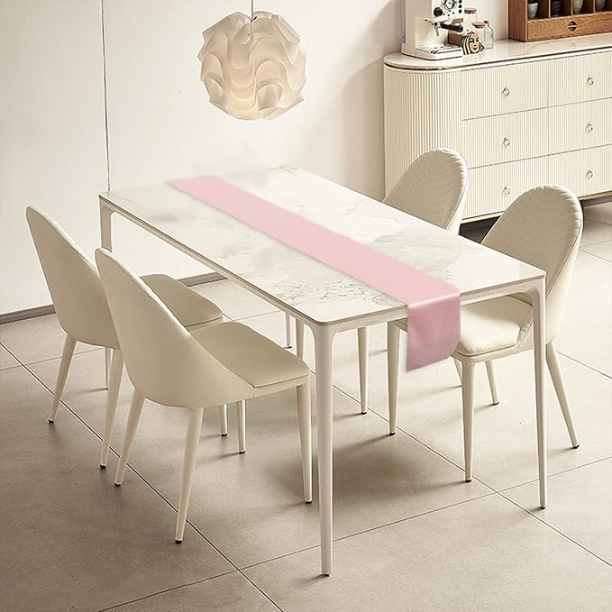 15 Pack Pink Table Runners, Satin Table Runner 12x108 Inches Long, Silk and Smooth Fabric Table Runner for Wedding, Parties, Banquets, Events Decoration