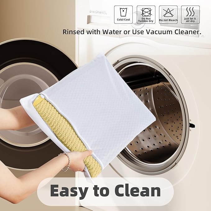 Small Bathroom Rugs, Non Slip Washable Bath Rugs Super Absorbent Bathroom Rug Thin Quick Dry Low Pile Bath Mats, Yellow 12"x12"