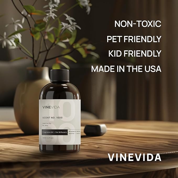 VINEVIDA (128oz) Hotel Fragrance Collection Diffuser Oil - Hotel Scents Diffusers for Home - Cold Air Diffuser Oil - Hotel Scent Essential Oil - Scent No.1011 Inspired by Mother Ocean