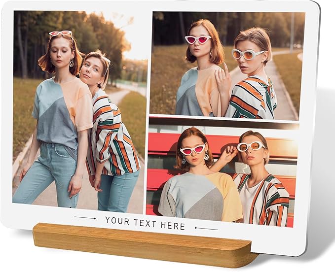Custom Style Custom Metal Photo Prints,Customize Your own Picture Frame,Personalized Metal Picture Gift for Family and Lovers