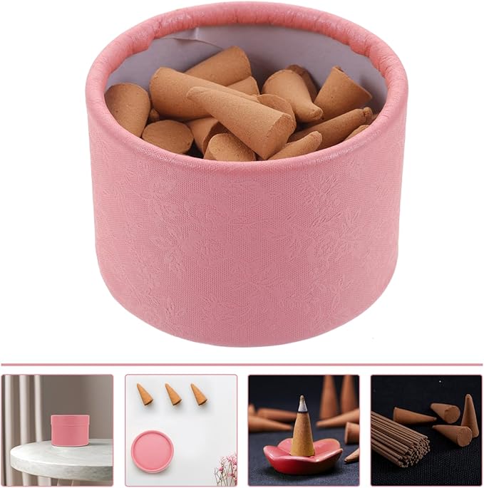 3 Boxes Scented Incense Cones for Aromatherapy and Meditation Mixed Fragrance Cones with Sandalwood Pine and Calming Aromas for Yoga Relaxation Home and Office Air Purification
