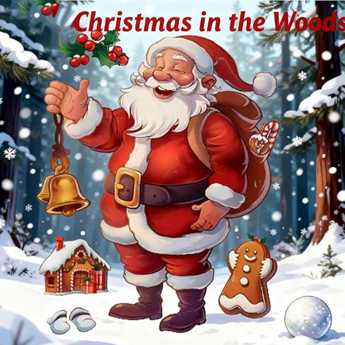 Christmas Creative Wall Sticker, Large 3D Wall Stickers Peel and Stick, Removable Winter Holiday Xmas Break Through Walls Decor, for Window Refrigerator Decorations (3pcs B)
