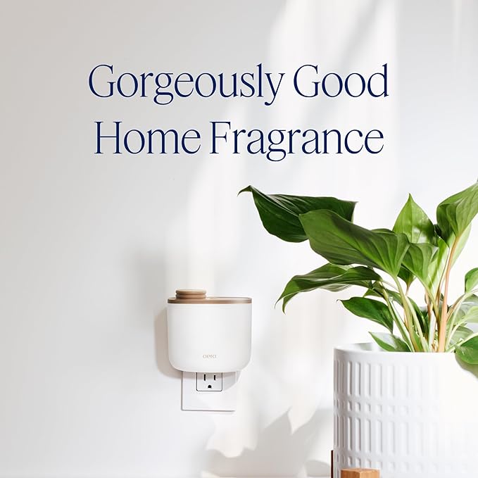 AERA Mini Home Fragrance Diffuser and Mini Citrus Scent Refill Bundle - for Rooms 100-500 Sq Ft - Alexa Compatible, Hypoallergenic, Family and Pet Safe, App Controlled