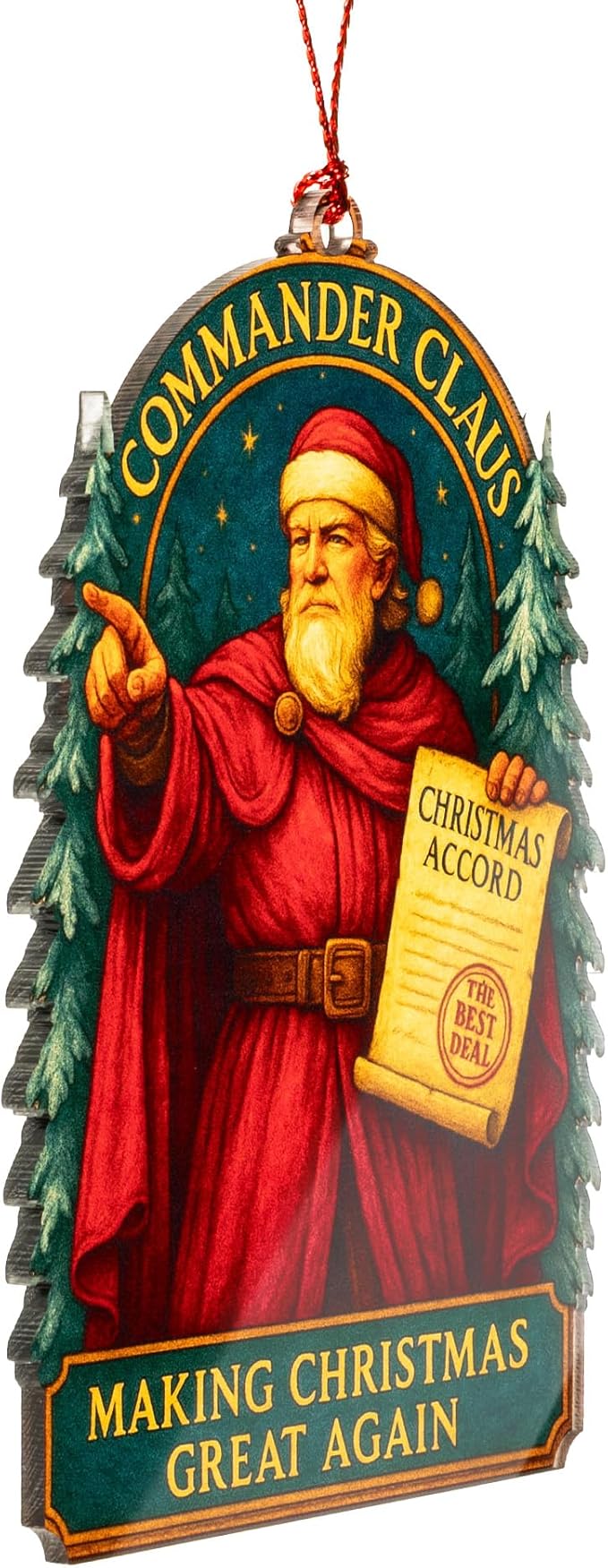 Funny Christmas Santa Ornaments 2025 - Santa Ornaments for Christmas Tree - Christmas Ornaments - Nostalgic Christmas Decorations - Old World Christmas Ornaments - Christmass Ornament