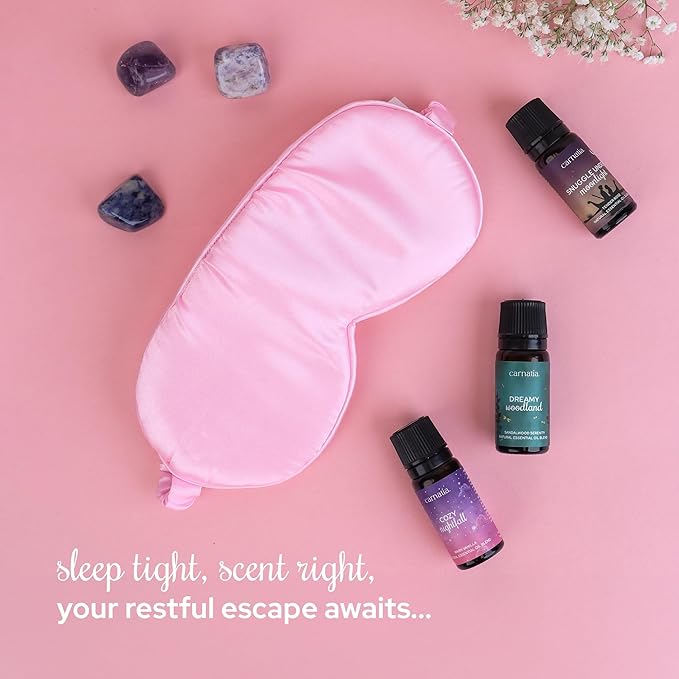 Carnatia Sleep Ritual Bundle | 6 Relaxing Incense Sticks + 6 Calming Essential Oils | Natural Aromatherapy Set for Stress Relief & Restful Sleep