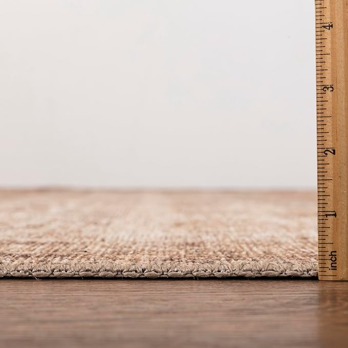 Keen Home Design 5x7 Rug - Machine Washable Area Rug with Non-Slip Backing, Ideal for Living Room, Dining Room, Bedroom - Vintage, Easy Clean, Durable, Low Pile - (5' x 7')