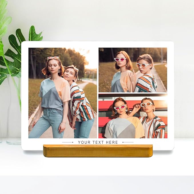 Custom Style Custom Metal Photo Prints,Customize Your own Picture Frame,Personalized Metal Picture Gift for Family and Lovers