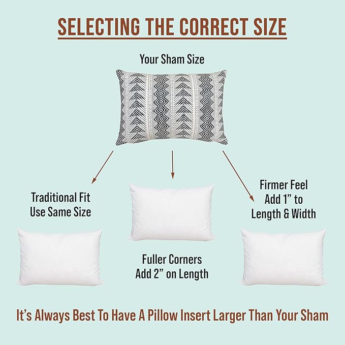 Pillowflex Premium Polyester Throw Pillow Insert - 14x36 - Ultra Soft Large Rectangle Throw Pillow, Couch Sham, Lumbar, Back, Sofa - Machine Washable - Decorative Accent Form - 1 Soft Pillow