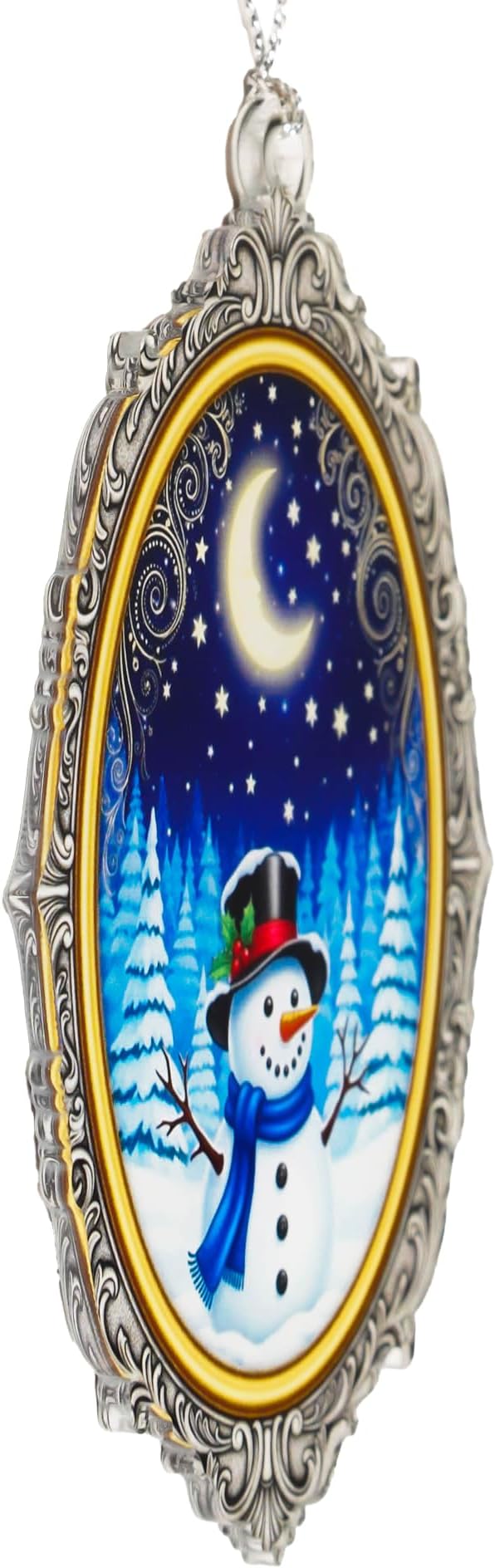 Snowman Christmas Ornaments 2025, Cute Snowman Ornament, Vintage Winter Wonderland Decor, Xmas Ornaments Gift for Boss, Coworker, Family, Friends, Christmas Decorations for Window Hanging, Car Hanging