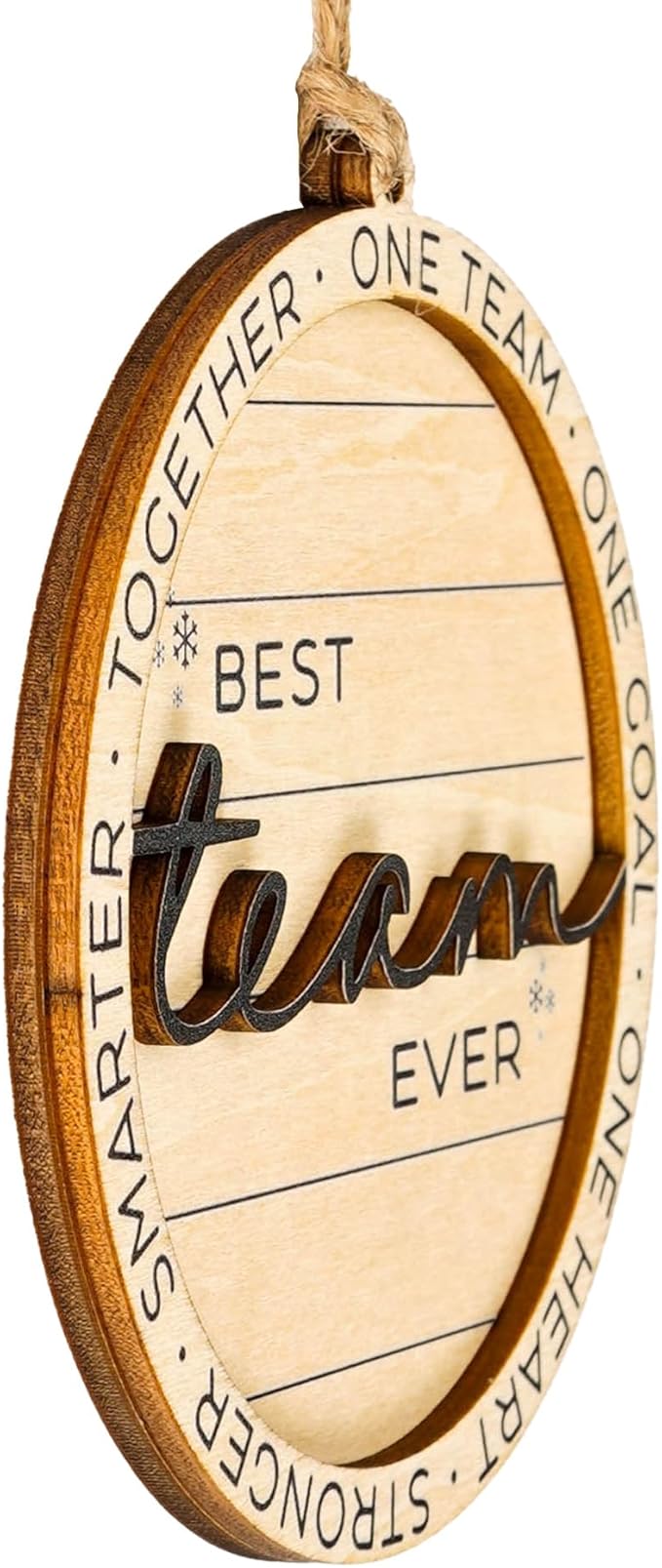 Best Team Ever Ornament Gifts, Team for Employees, Unique Work Ornament for Coworkers, Appreciation Gift for Office Staff - Inspirational Ornaments for Workplace Celebration