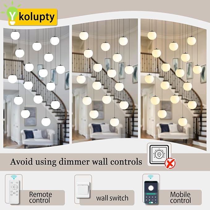 Modern Rectangular Chandelier,15 Lights White Globe Chandelier Lighting,Industrial Linear Pendant Light Fixture for Dining Living Room Kitchen Island