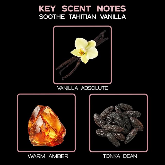 LOVSPA Soothe Tahitian Vanilla Diffuser Oil - Luxury Essential Oils for Diffuser Refill & Air Freshener Room Spray - Long-Lasting & Natural Home Fragrance, Scented Oil for Diffusers, USA Made, 4oz